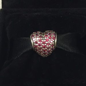 Pavé Open My Heart Charm